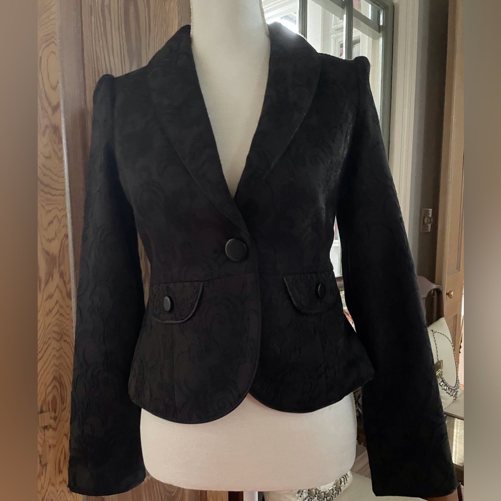 Tulle Black Blazer S